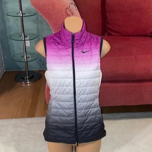 ⛳️🏌️‍♀️2 in 1 Reversible Nike Golf Ombré insulated Vest double zippered